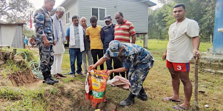 सप्तरीमा अवैध पटका बरामद गरी नष्ट